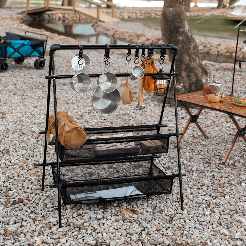 Outdoor Furniture Xl - Kamp raf çok fonksiyonlu askı katlanır