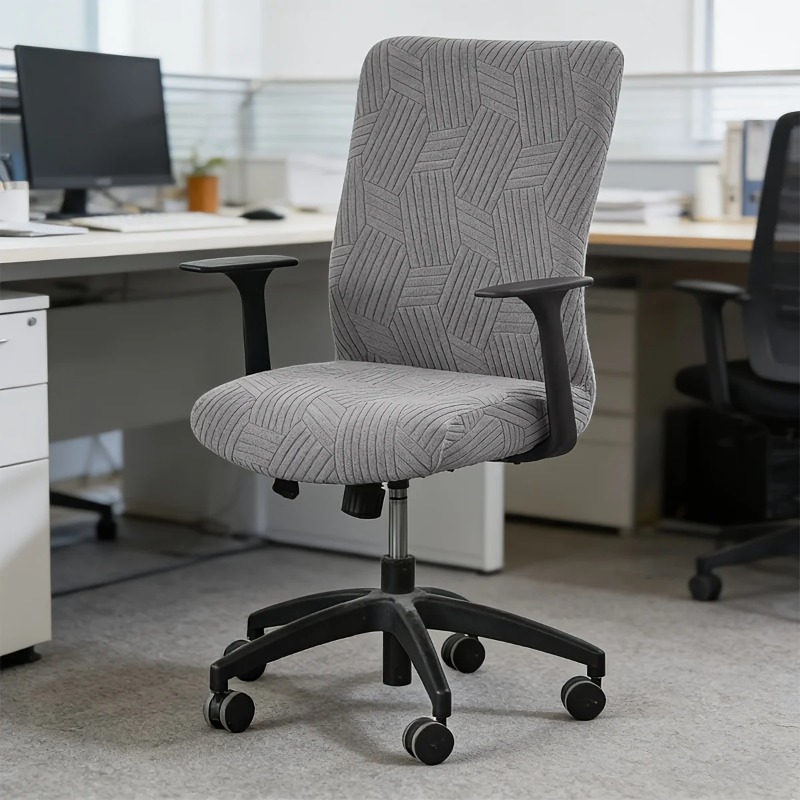 Outdoor Furniture Xl - 1 adet jakarlı ofis koltuğu kılıfı