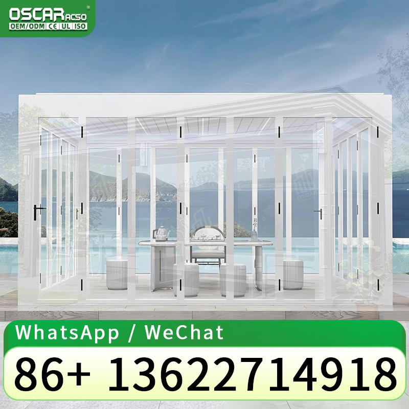 Outdoor Furniture Gazebo - Sabit Çatılı Pergolalar Lüks Biyoklimatik Alüminyum