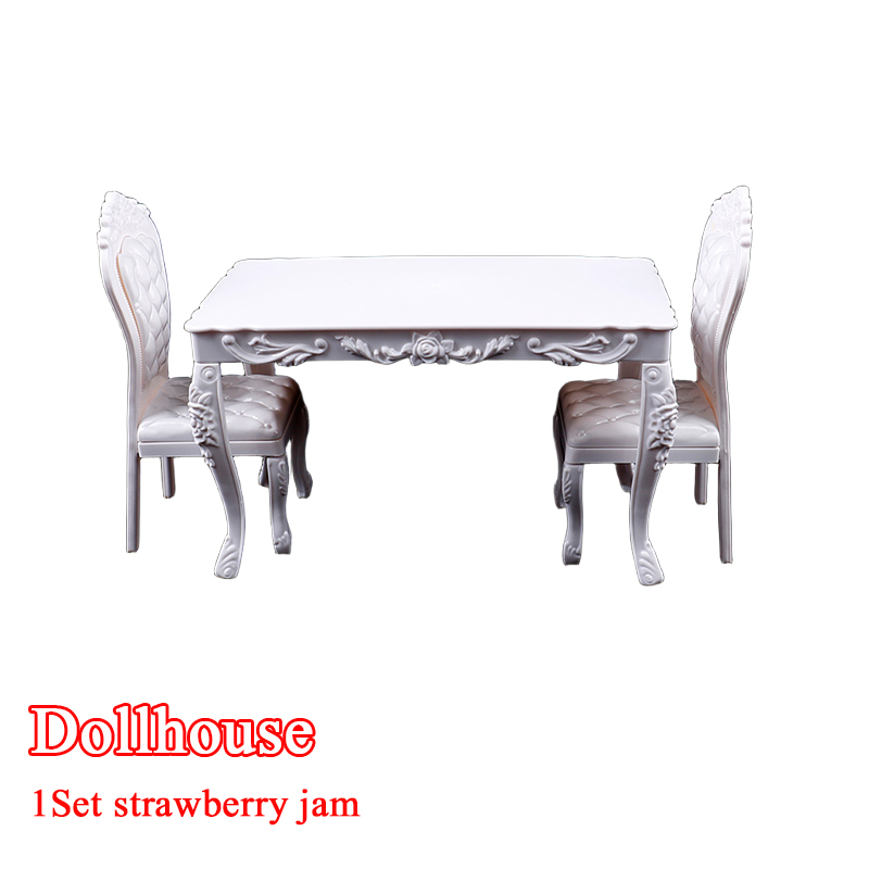 Outdoor Furniture Wooden - Dollhouse 1:6 Mutfak Mobilyaları Yemek Masası