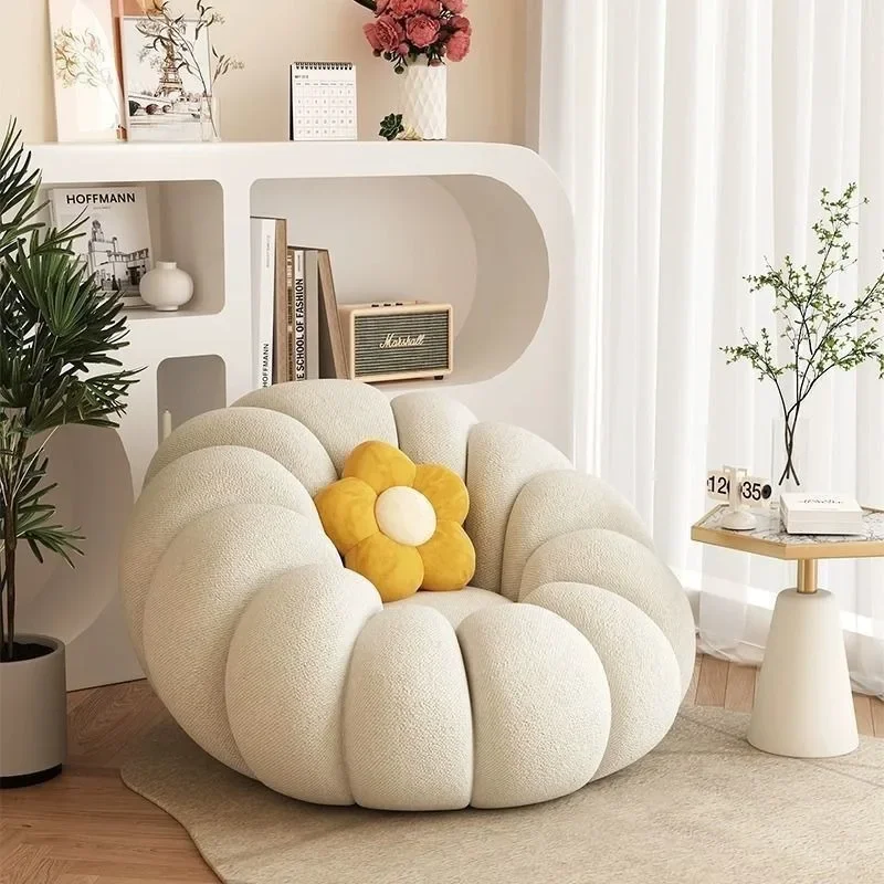 Outdoor Daybed Sofa - Yaratıcı Kabak Şekli Tek Tembel Kanepe