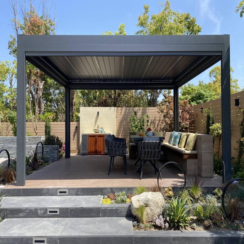 Lüks Toz Boyalı Paslanmaz Alüm - Outdoor Furniture Gazebo incelemesi ve fiyatı