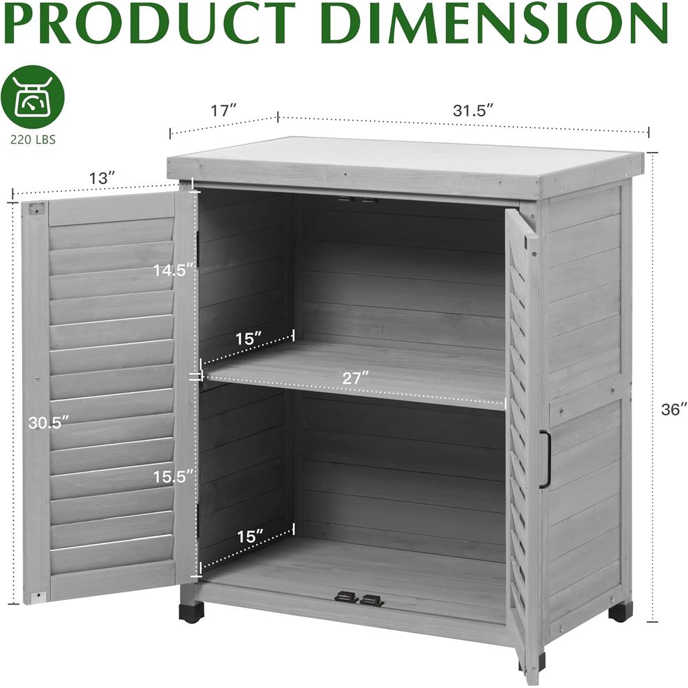 Dış Mekan Depolama Dolabı ve S - Outdoor Furniture Wooden incelemesi ve fiyatı