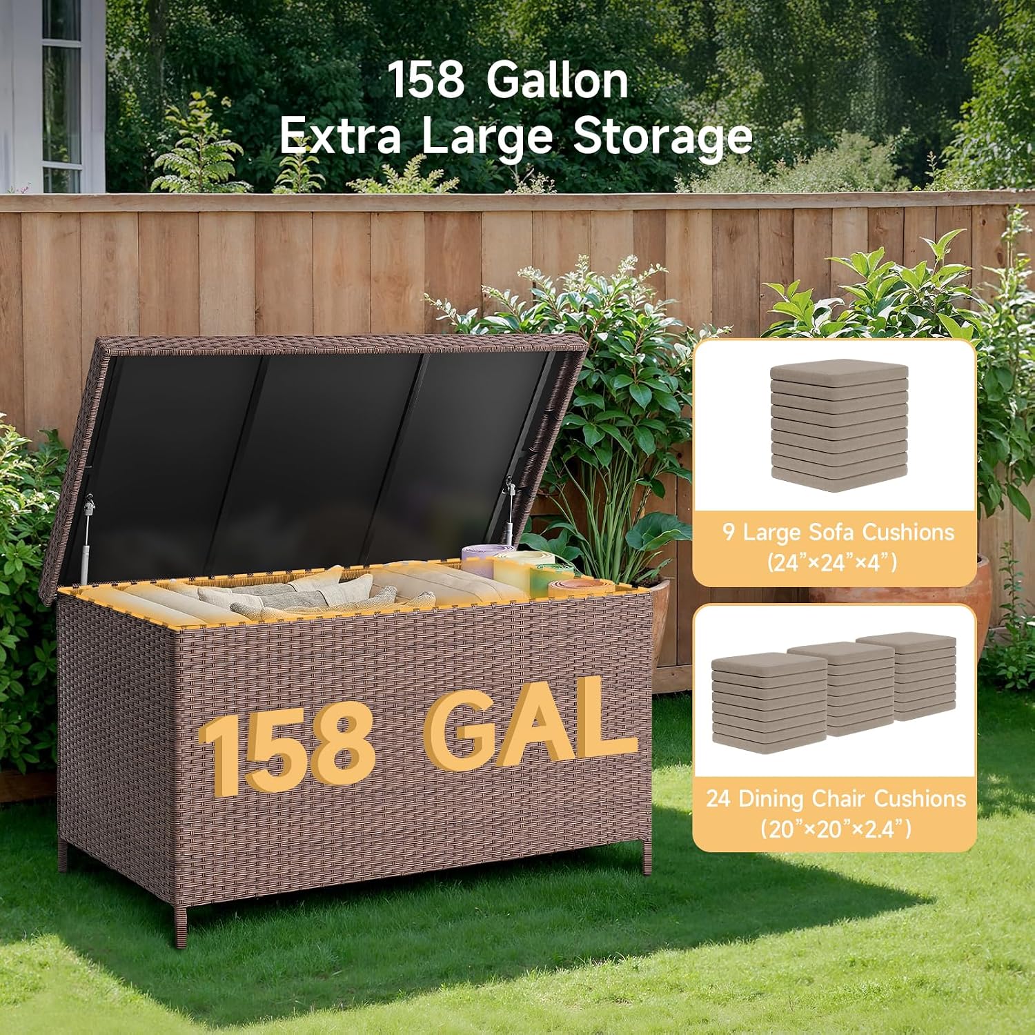 158 Galon XL Reçine Bahçe Sand - Outdoor Furniture Xl incelemesi ve fiyatı