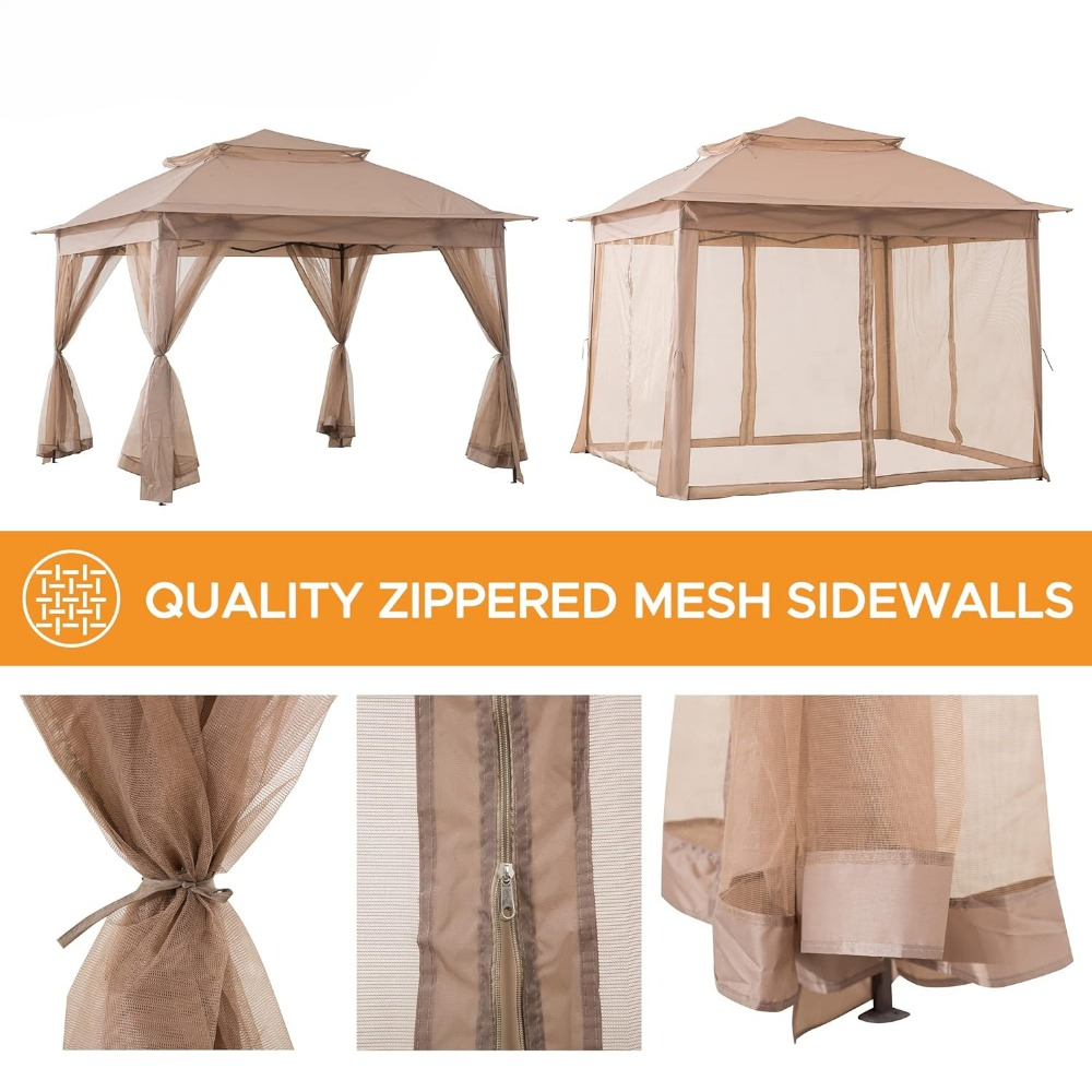 Modern 11x11 Ft. Açılır Kapanı - Outdoor Furniture Gazebo incelemesi ve fiyatı