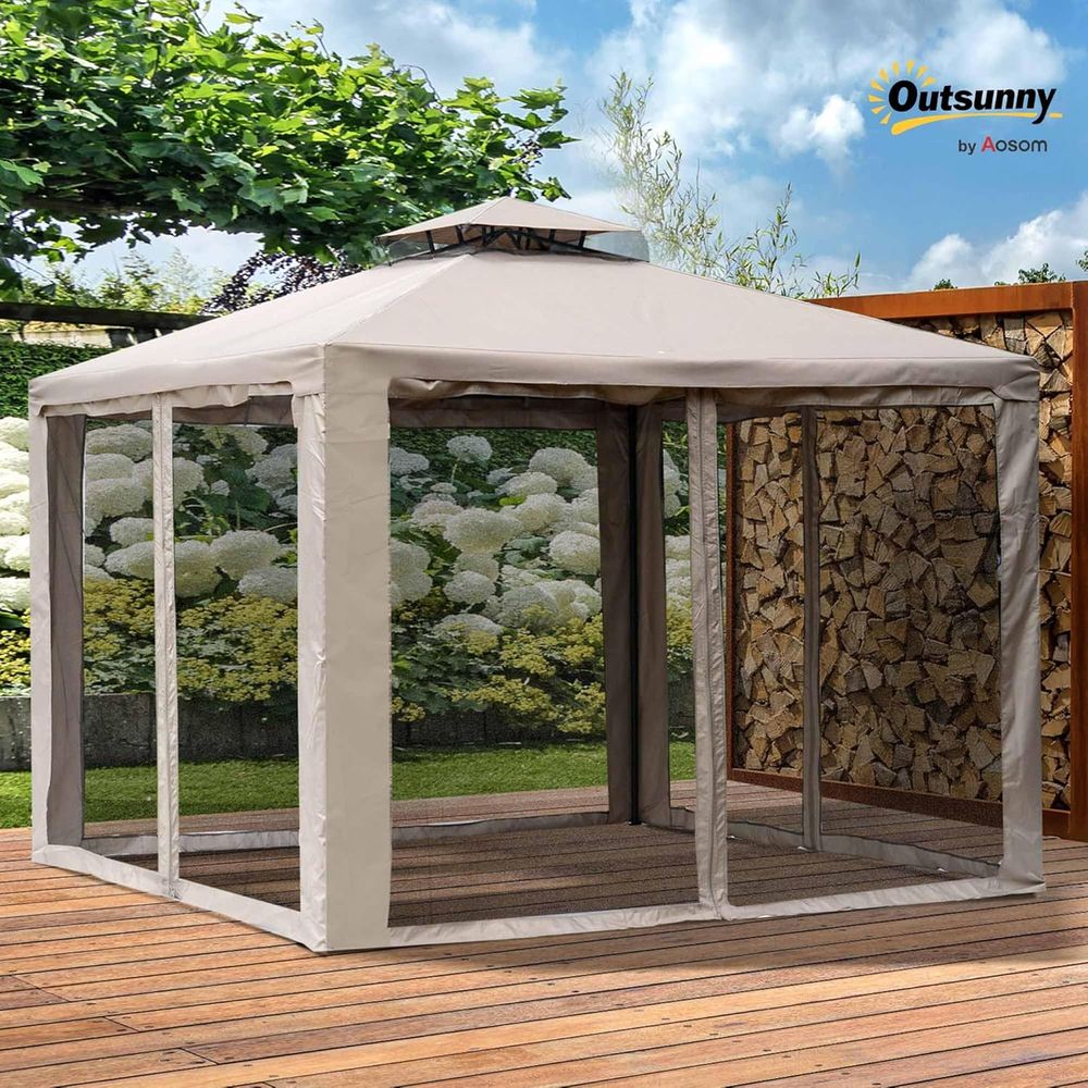 9,6' x 9,6' Verandalı Kamelya, - Outdoor Furniture Gazebo incelemesi ve fiyatı